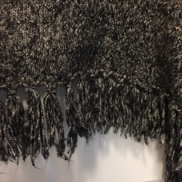 Kensie Knit Fringe Open High Low Cardigan - Picture 3 of 8